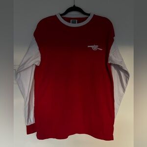 Arsenal Retro 1970s Embroidered Football Soccer Jersey, 100% Cotton, L